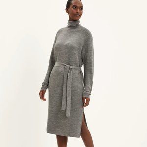 Mockneck Sweater Dress in Gray S from Frank & Oak